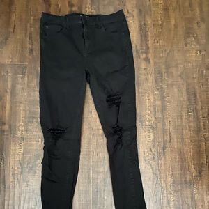 Wild Fable black distressed jeans